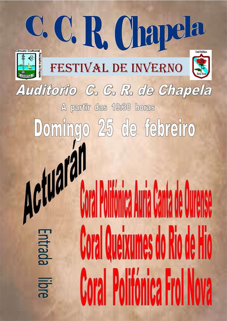Festival de Inverno de Chapela  en Redondela