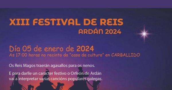 XIII Festival de Reis de Ardán  en Marín