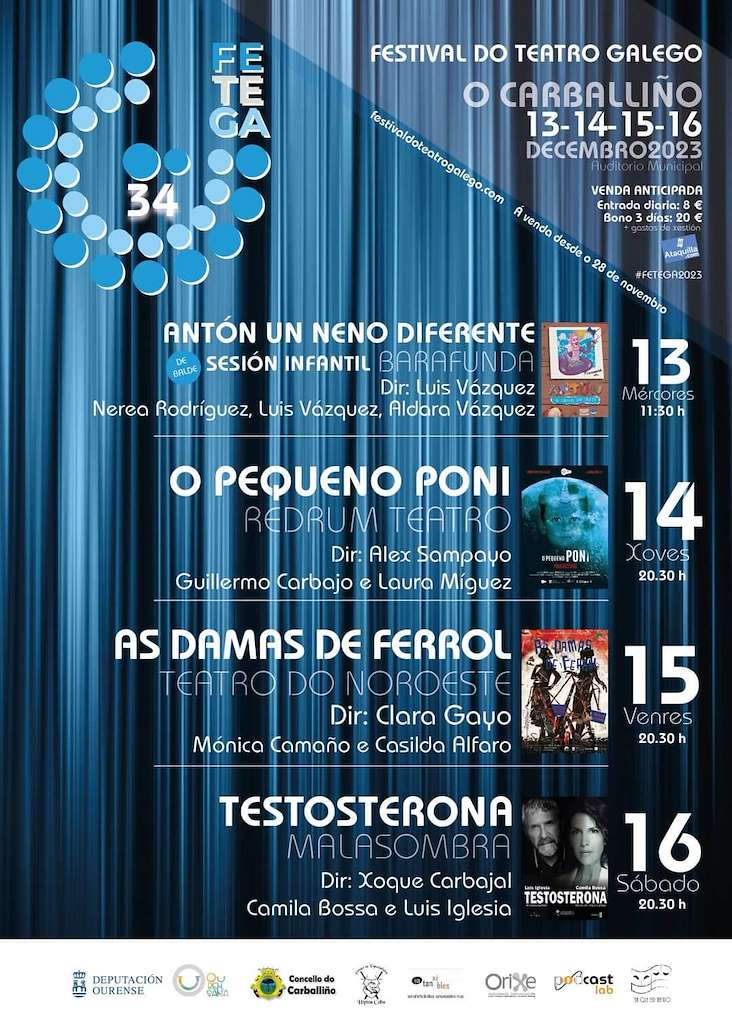 XXXIV Festival de Teatro Galego Celso Parada - Fetega en O Carballiño