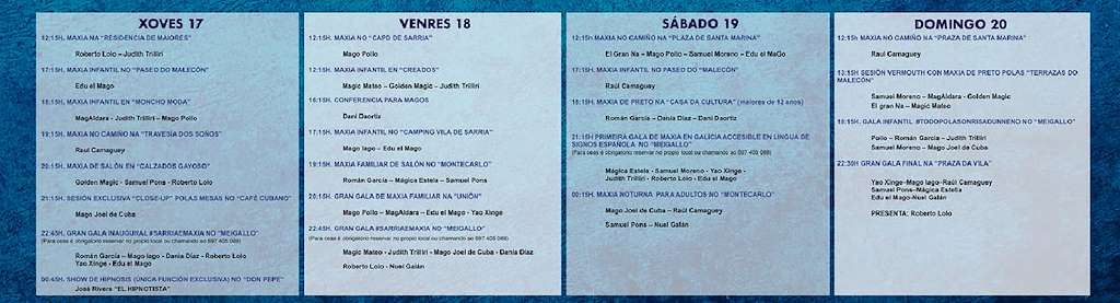 XVIII Festival Internacional de Maxia en Sarria