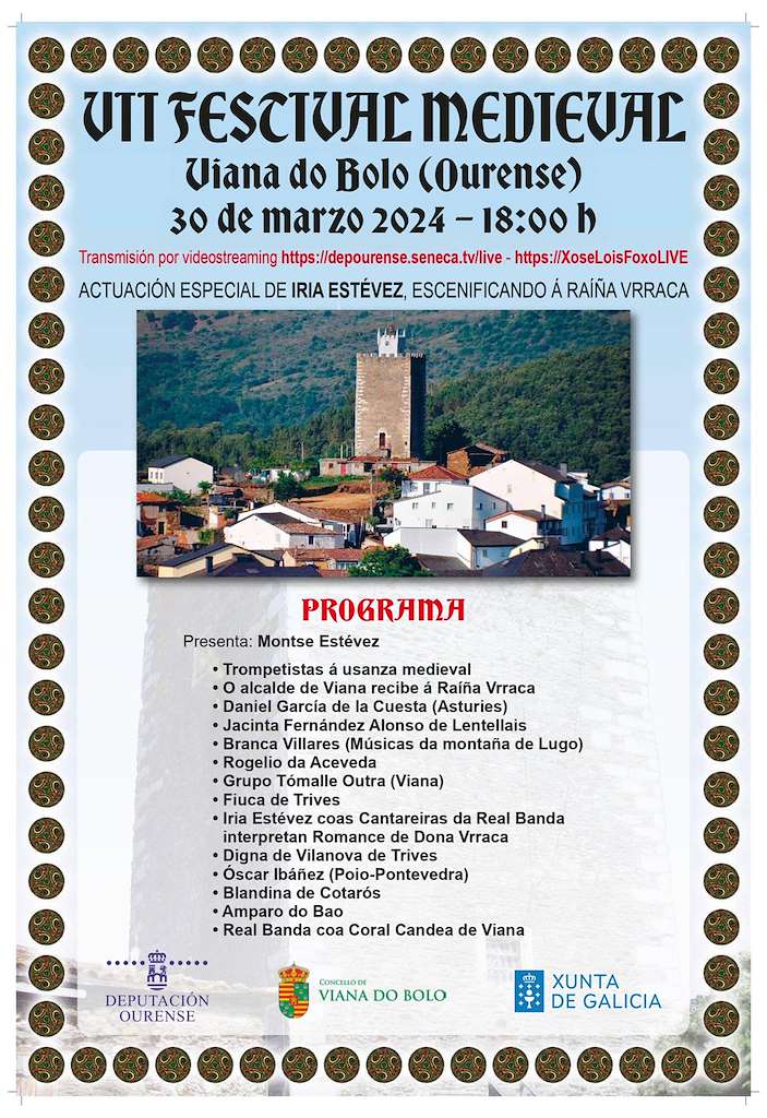 VII Festival Medieval (2024) en Viana do Bolo