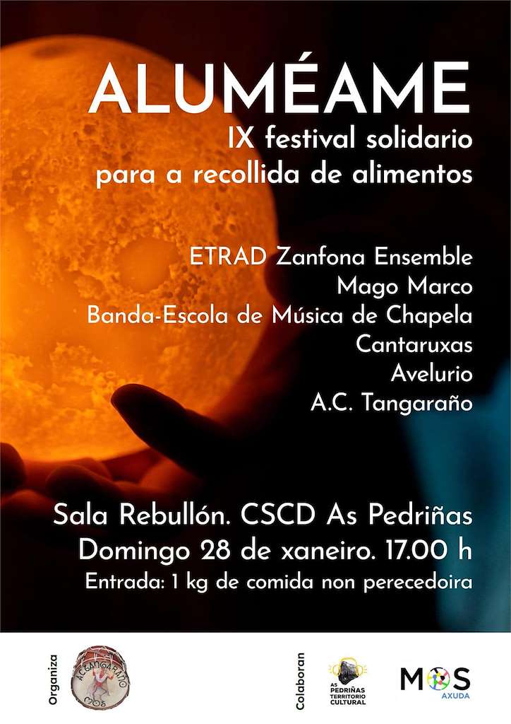 IX Festival Solidario para a Recollida de Alimentos - Aluméame en Mos