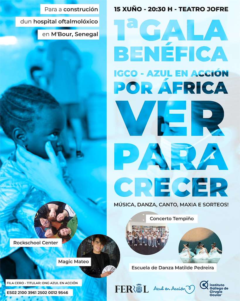 I Gala Benéfica Igco - Azul en Acción por África en Ferrol