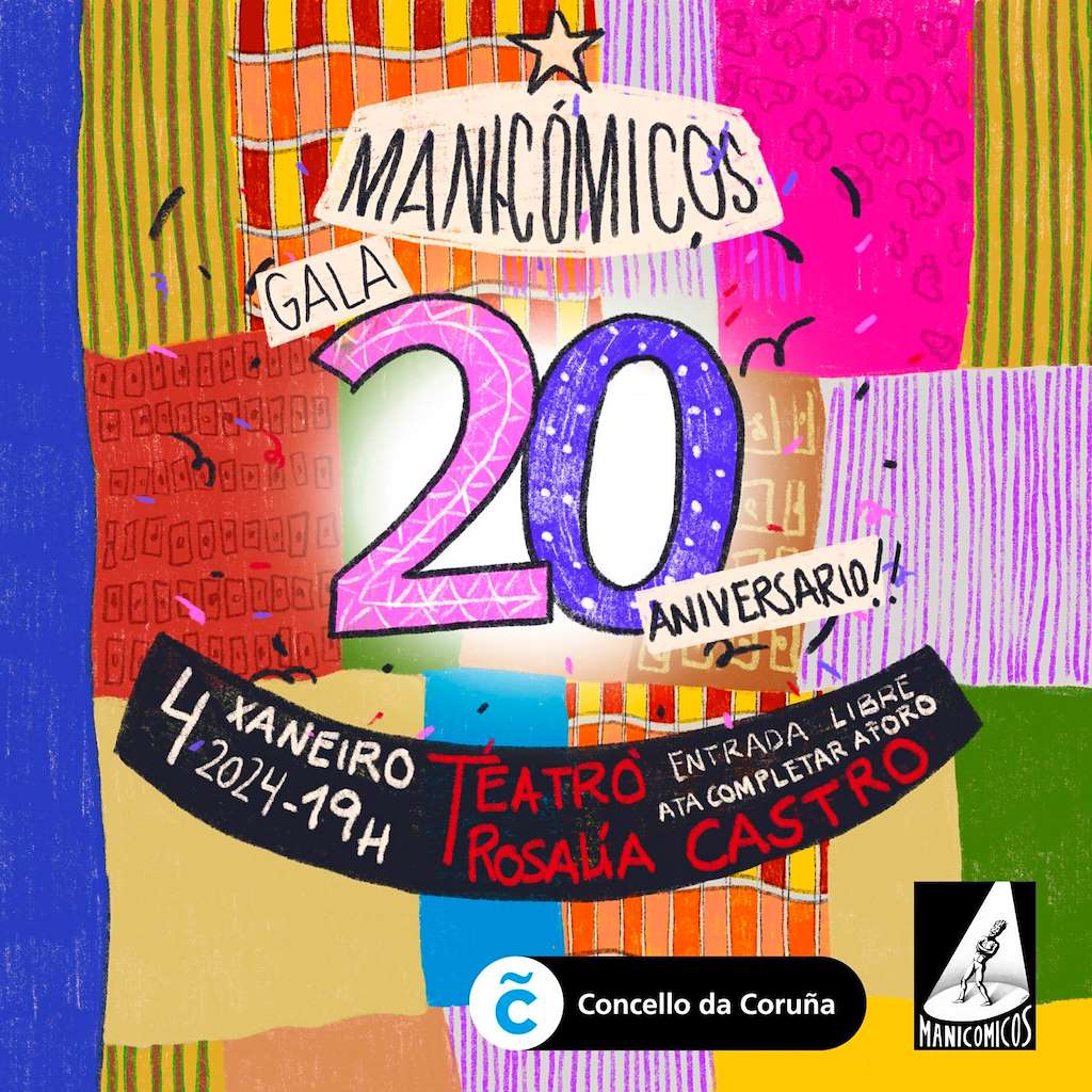 XX Gala de Humor de Manicómicos en A Coruña
