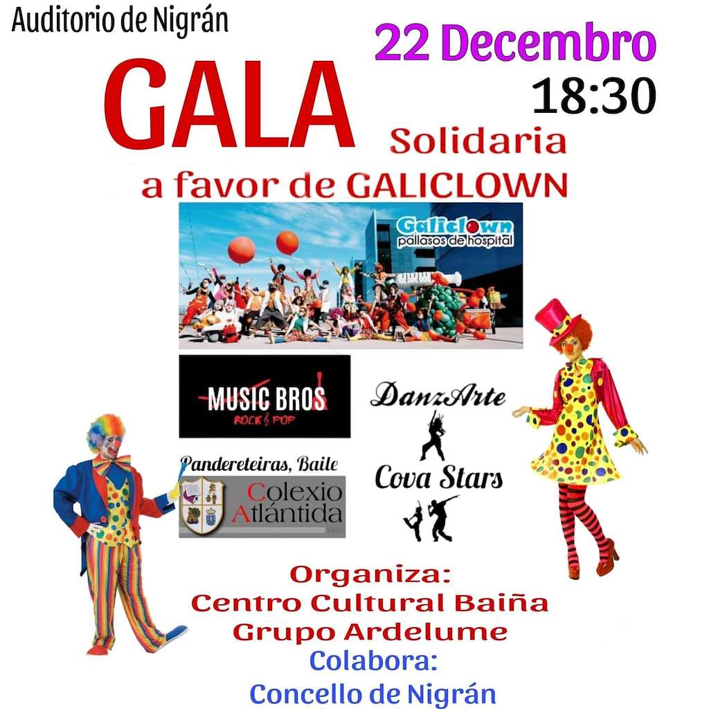 Gala Solidaria a favor de Galiclown en Nigrán