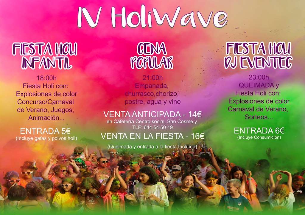 IV Holi Wave - Carnaval de Verano en Barreiros