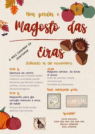 Fechas, información, programa, cartel, imágenes, mapa y ubicación de Magosto As Eiras   en  Laza