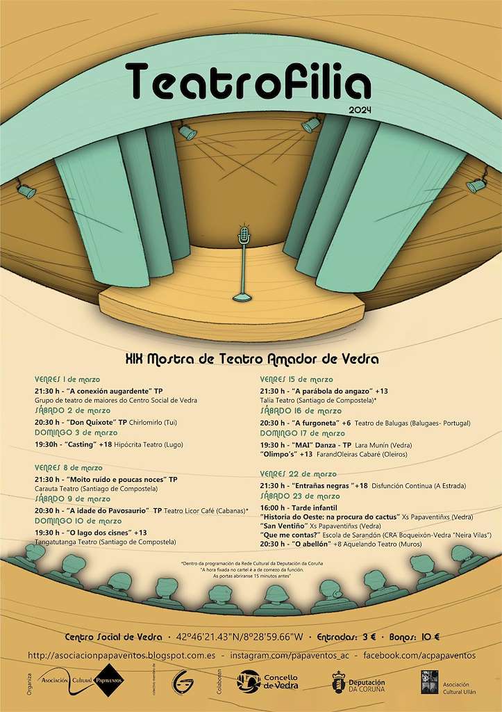 XIX Mostra de Teatro Amador - Teatrofilia en Vedra