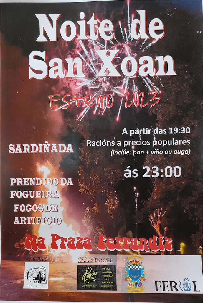 Noite de San Xoán de Esteiro en Ferrol