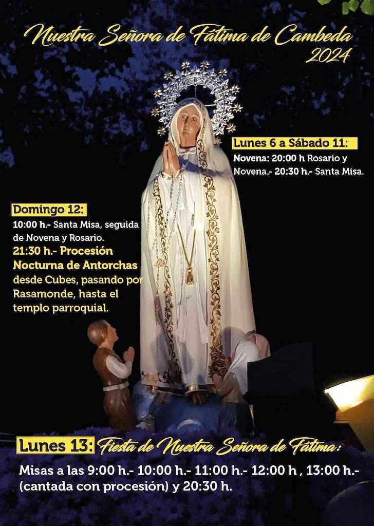 Nosa Señora de Fátima de Cambeda (2024) en Vimianzo