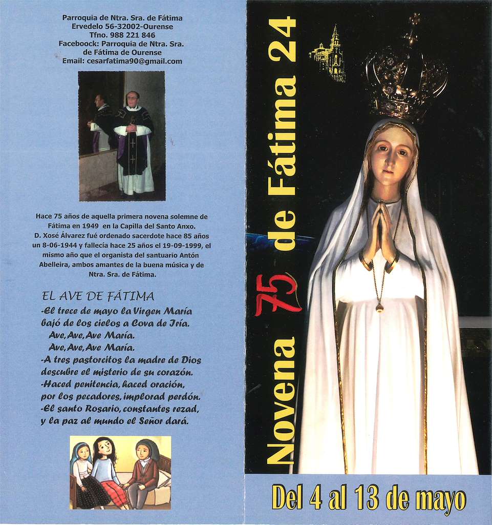 Novena de Nuestra Señora de Fátima  (2024) en Ourense