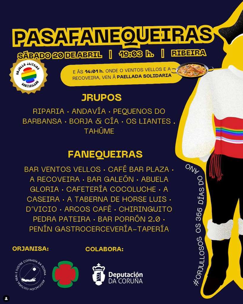 Paellada Solidaria - Pasafanequeiras (2024) en Ribeira