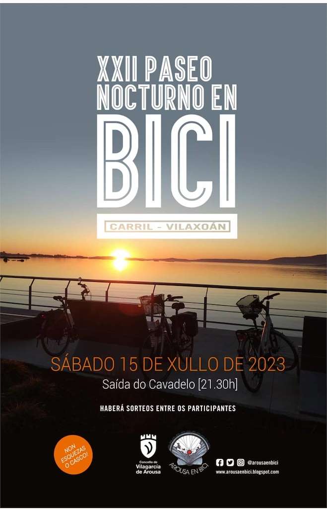 XXII Paseo Nocturno en Bici en Vilagarcía de Arousa
