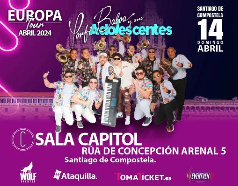 Porfi Baloa y sus Adolescentes - Europa Tour (2024) en Santiago de Compostela
