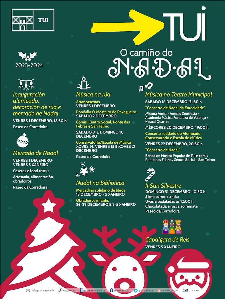 Programa de Nadal - Cabagata dos Reis Magos en Tui