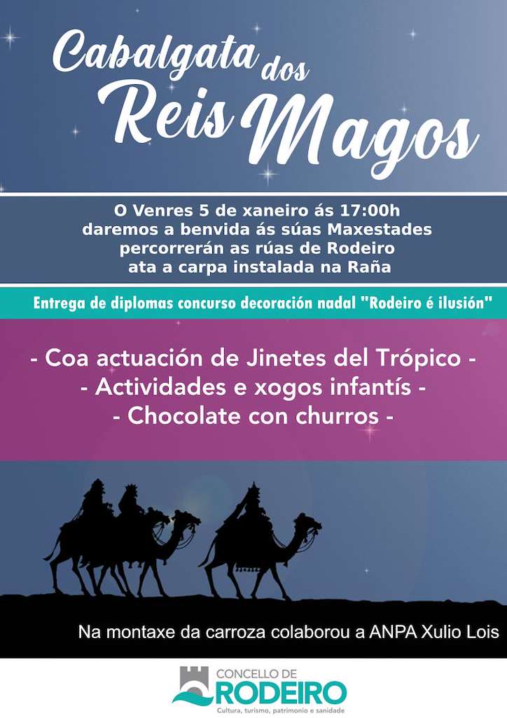 Programa de Nadal - Cabalgata de Reis en Rodeiro