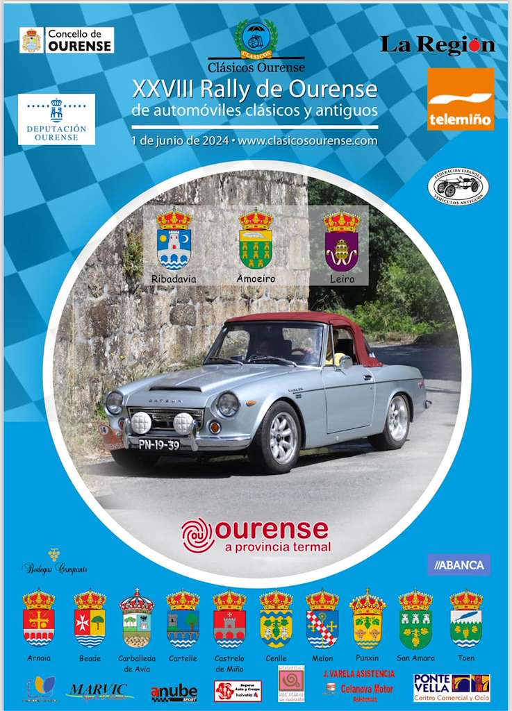 XXVIII Rallye de Clásicos y Antiguos (2024) en Ourense