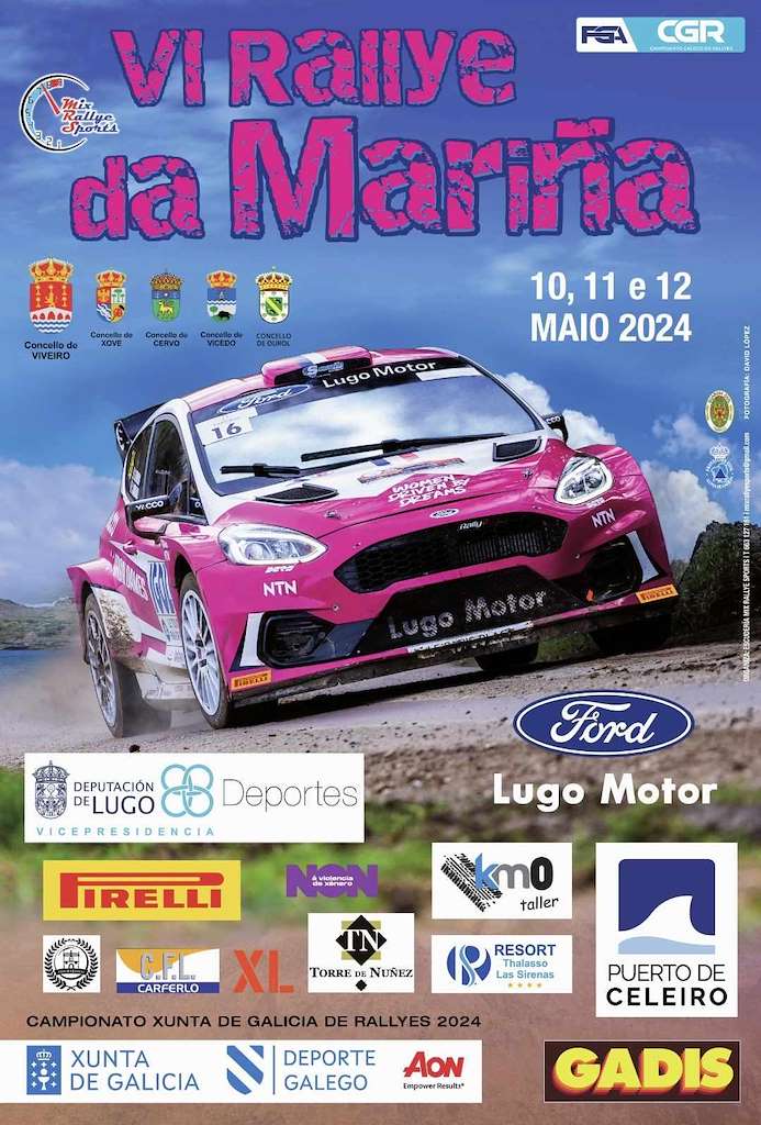 VI Rallye Mariña Lucense (2024) en Viveiro