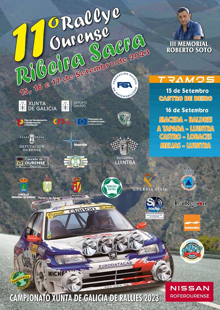 XI Rallye - Ribeira Sacra en Nogueira de Ramuín