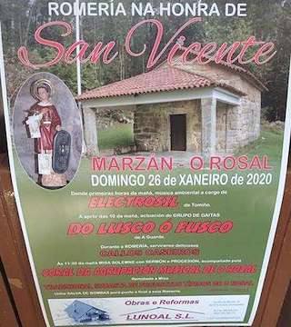Romeria de San Vicente de Marzán en O Rosal