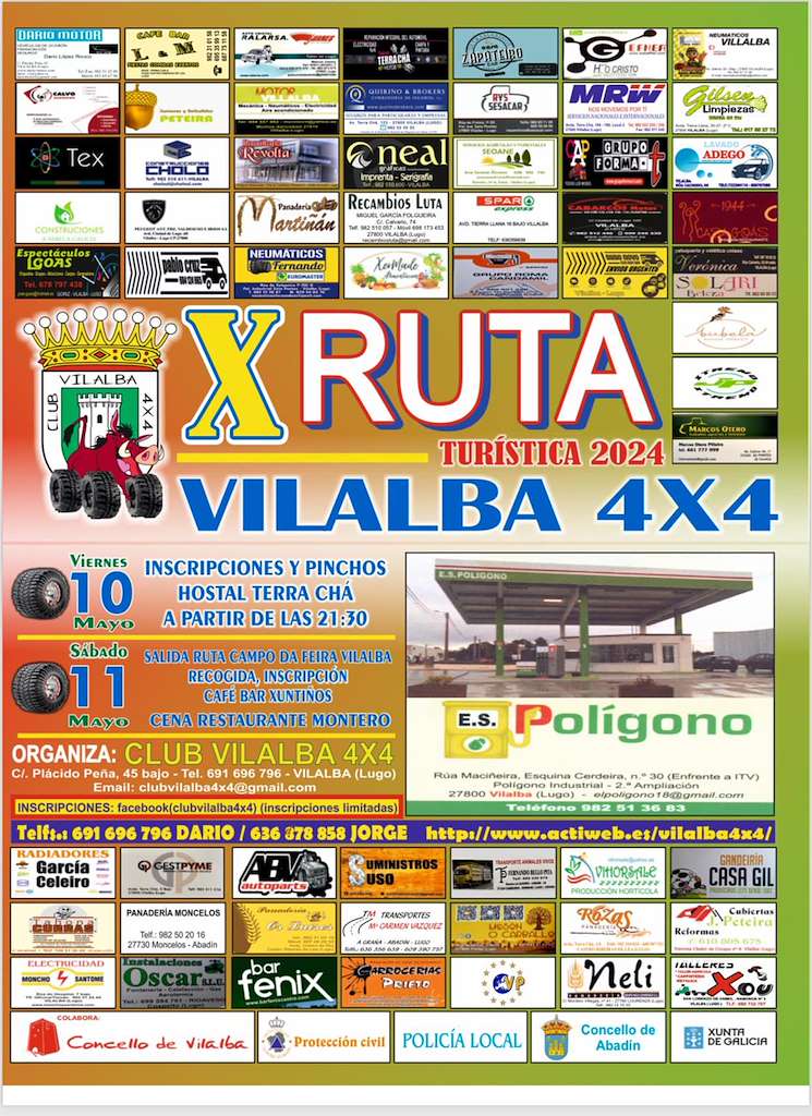 X Ruta Turística 4x4 (2024) en Vilalba