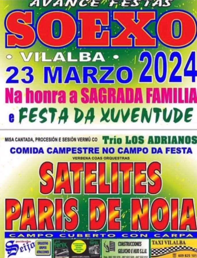 Sagrada Familia e Festa da Xuventude de Soexo en Vilalba