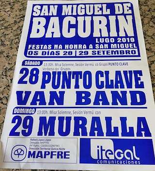 San Miguel de Bacurín en Lugo