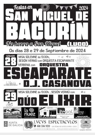 San Miguel de Bacurín en Lugo