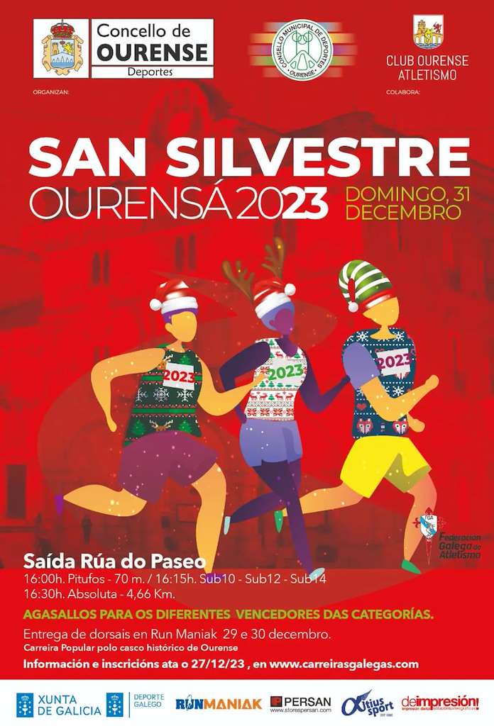 VIII San Silvestre Ourensá (2024) en Ourense