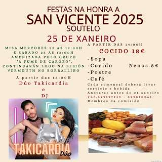 Fechas, información, programa, cartel, imágenes, mapa y ubicación de San Vicente de Soutelo  en  Salceda de Caselas