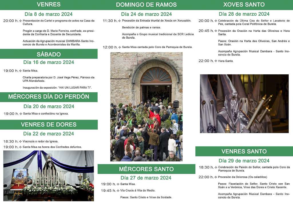Semana Santa (2024) en Burela