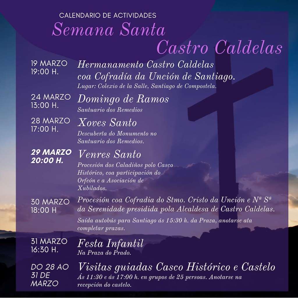 Semana Santa (2024) en Castro Caldelas