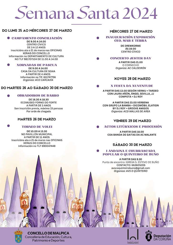 Semana Santa (2024) en Malpica de Bergantiños