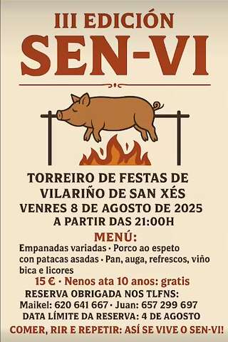 Fechas, información, programa, cartel, imágenes, mapa y ubicación de III Sen-Vi de Vilariño de San Xés  en  Lobeira