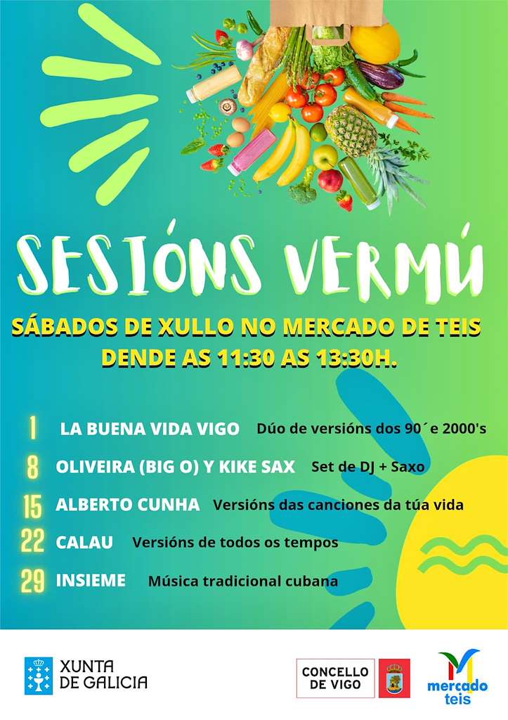 Sesións Vermú no Mercado de Teis en Vigo
