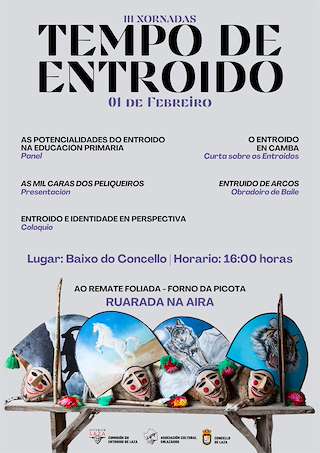 Fechas, información, programa, cartel, imágenes, mapa y ubicación de Tempo de Entroido  en  Laza