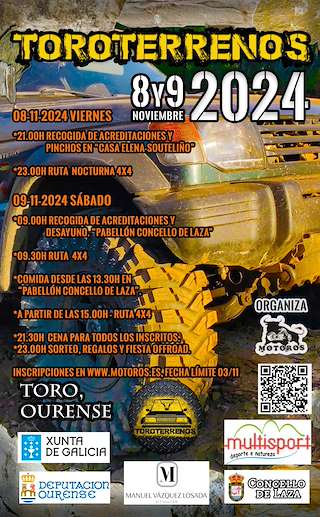 Fechas, información, programa, cartel, imágenes, mapa y ubicación de Toroterrenos   en  Laza