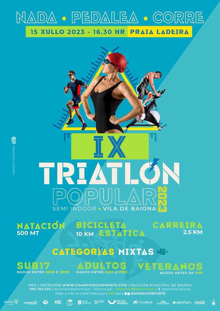 IX Triatlón Semi Indoor en Baiona