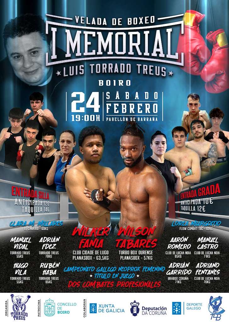 Velada de Boxeo - I Memorial Luis Torrado Treus en Boiro