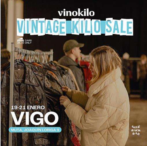 Vinokilo - Vintage Kilo Pop Up Store en Vigo