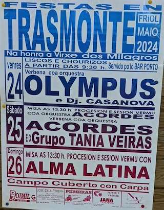 Virxe dos Milagros de Trasmonte (2026) en Friol