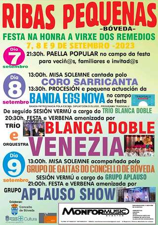 Virxe dos Remedios de Ribas Pequenas en Bóveda