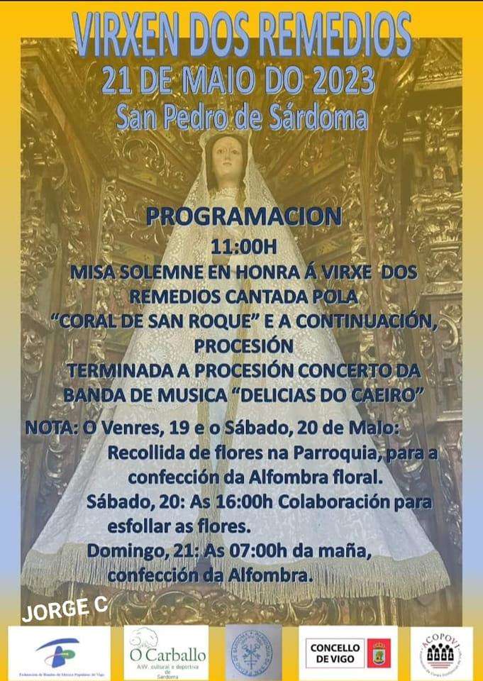 Virxen dos Remedios de San Pedro de Sárdoma en Vigo