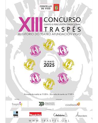 XIV Concurso de Canto e Percusión Tradicional Traspés (2026) en Vigo