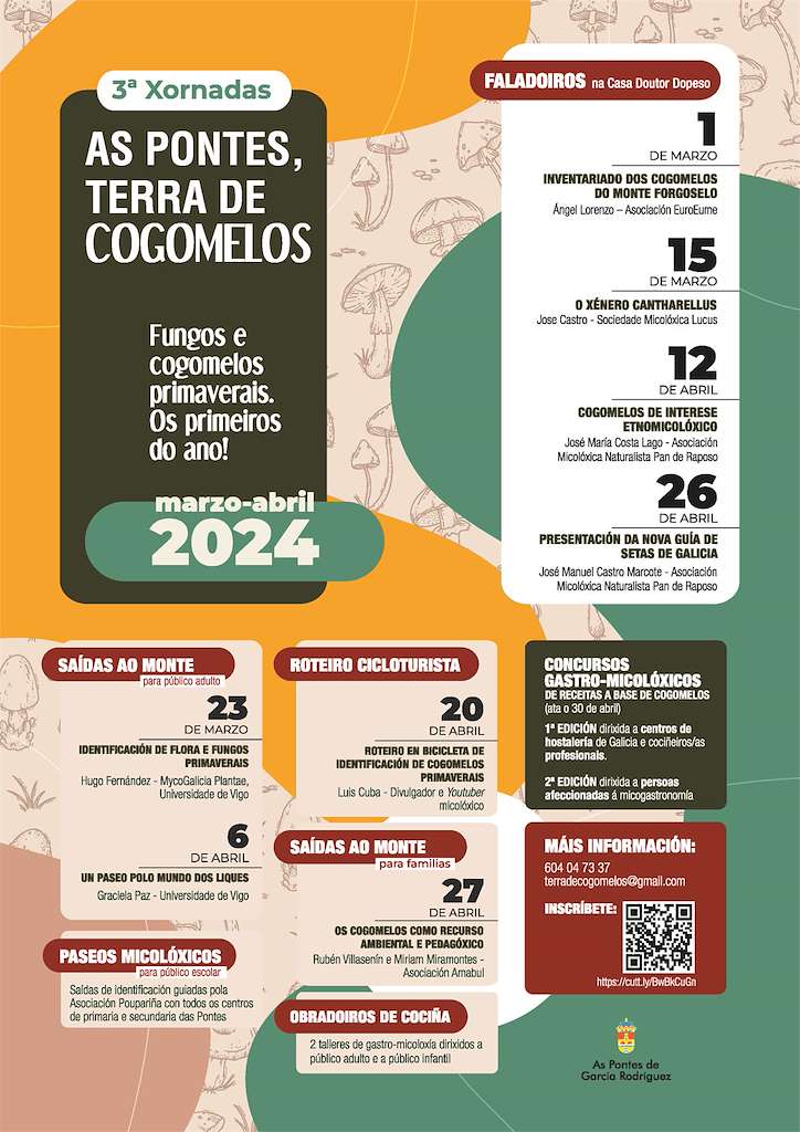III Xornadas Micolóxicas (2024) en As Pontes de García Rodríguez