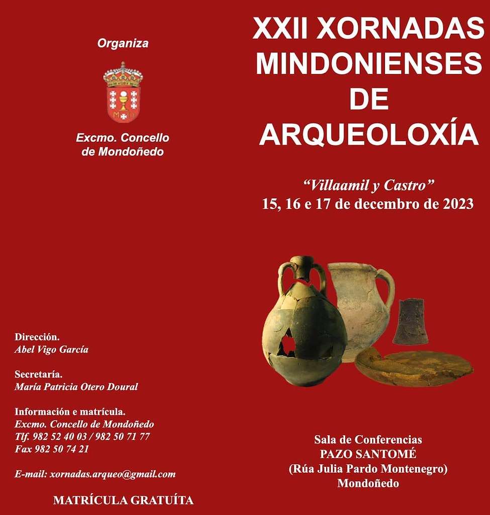 XXII Xornadas Mindonienses de Arqueoloxía en Mondoñedo