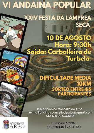 XXX Festa da Lamprea Seca en Arbo
