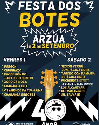 XLII Festa dos Botes en Arzúa