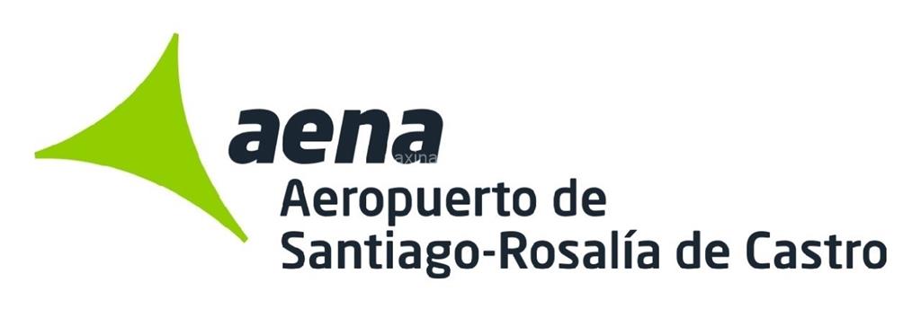 logotipo Aeropuerto de Santiago - Rosalía de Castro