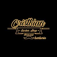 Logotipo Cristhian Barber Shop
